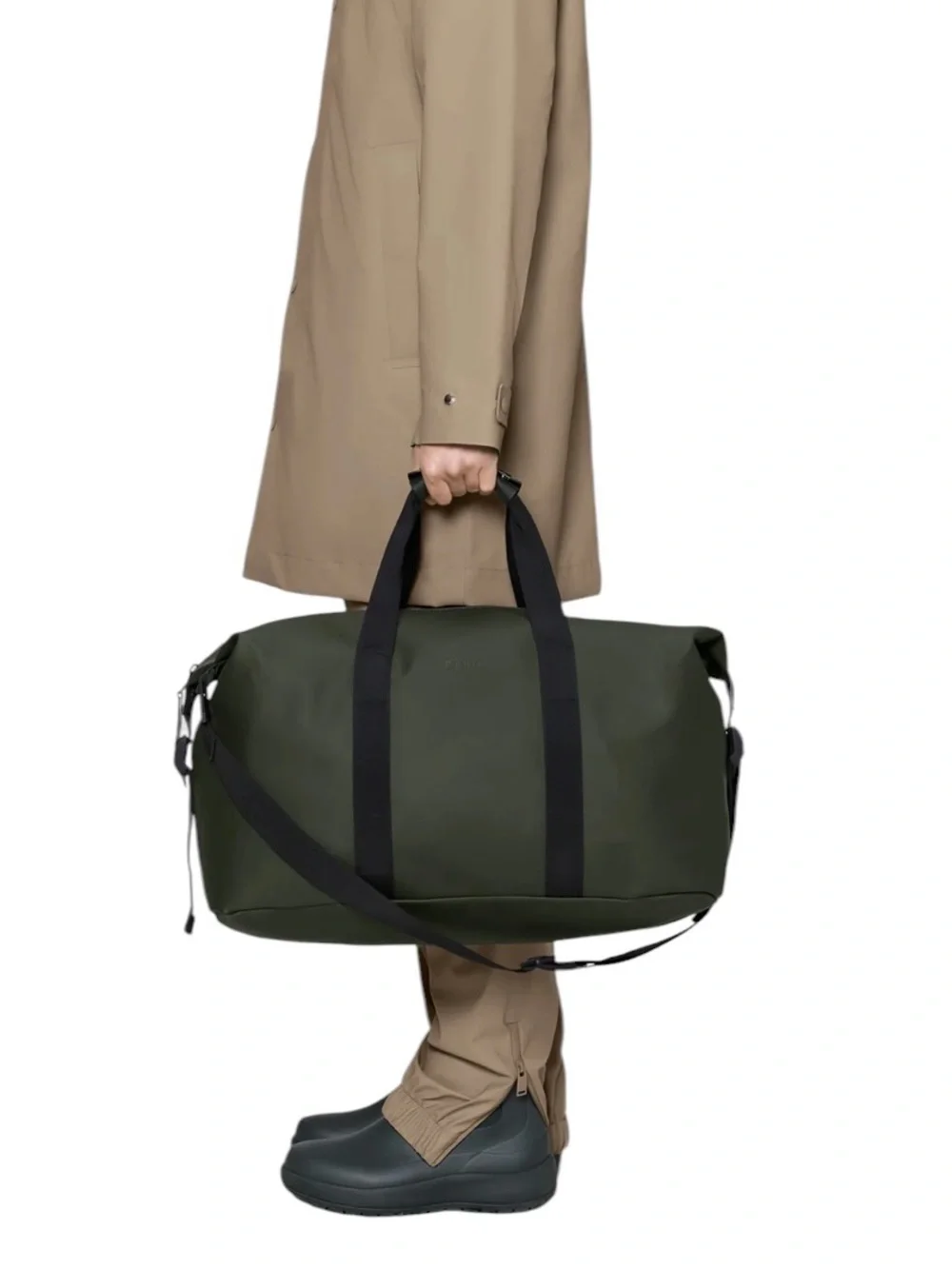NWT Rains Waterproof Hilo Weekend Duffle Bag W3 14200 Green